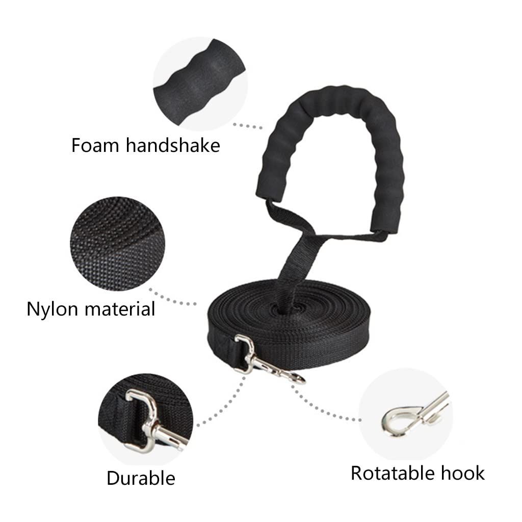 4.9FT Long Dog Leash with Comfortable Padded Handle Nylon Training Lead Heavy view 4