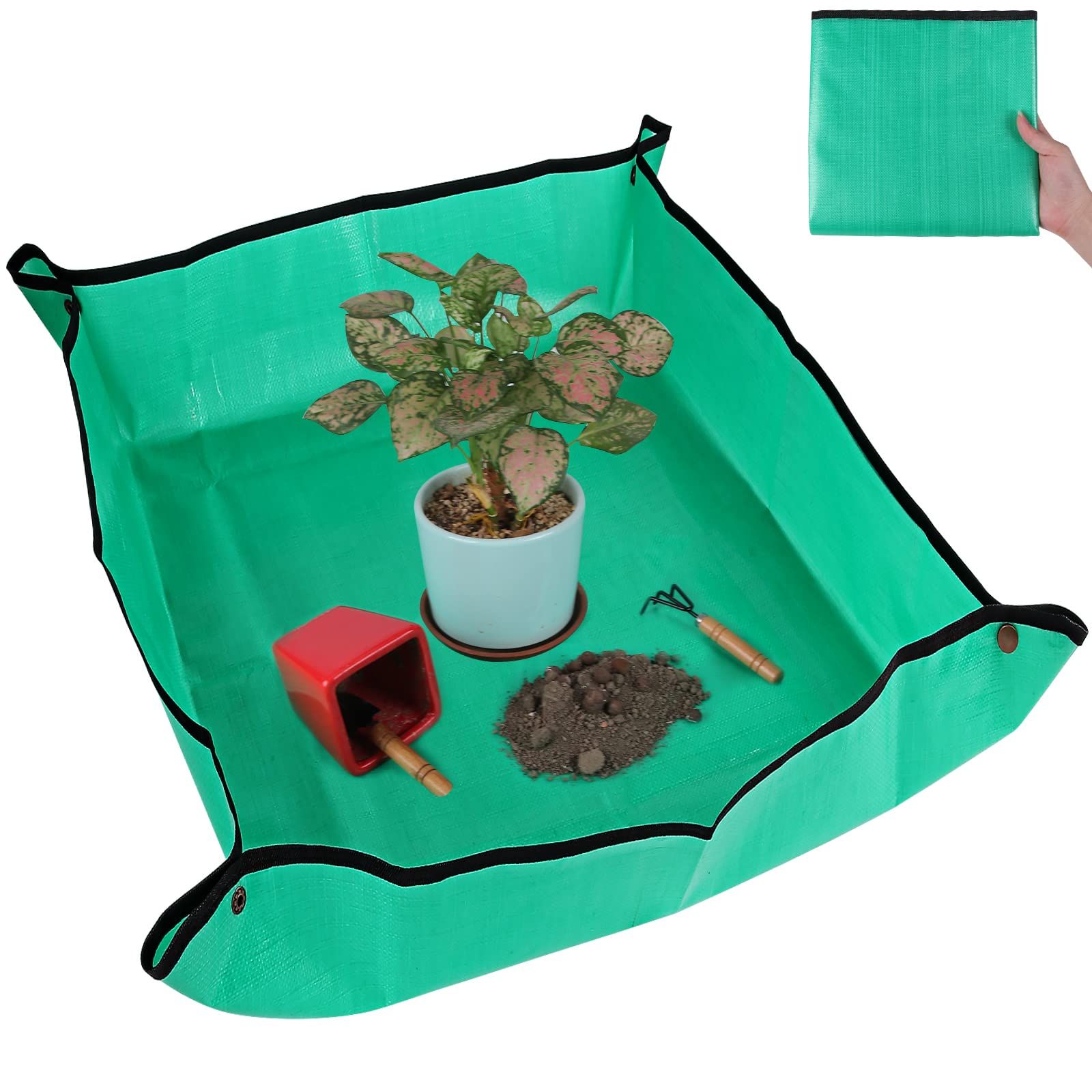 Plant Repotting Mat for Indoor Plants Potting Soil Mix