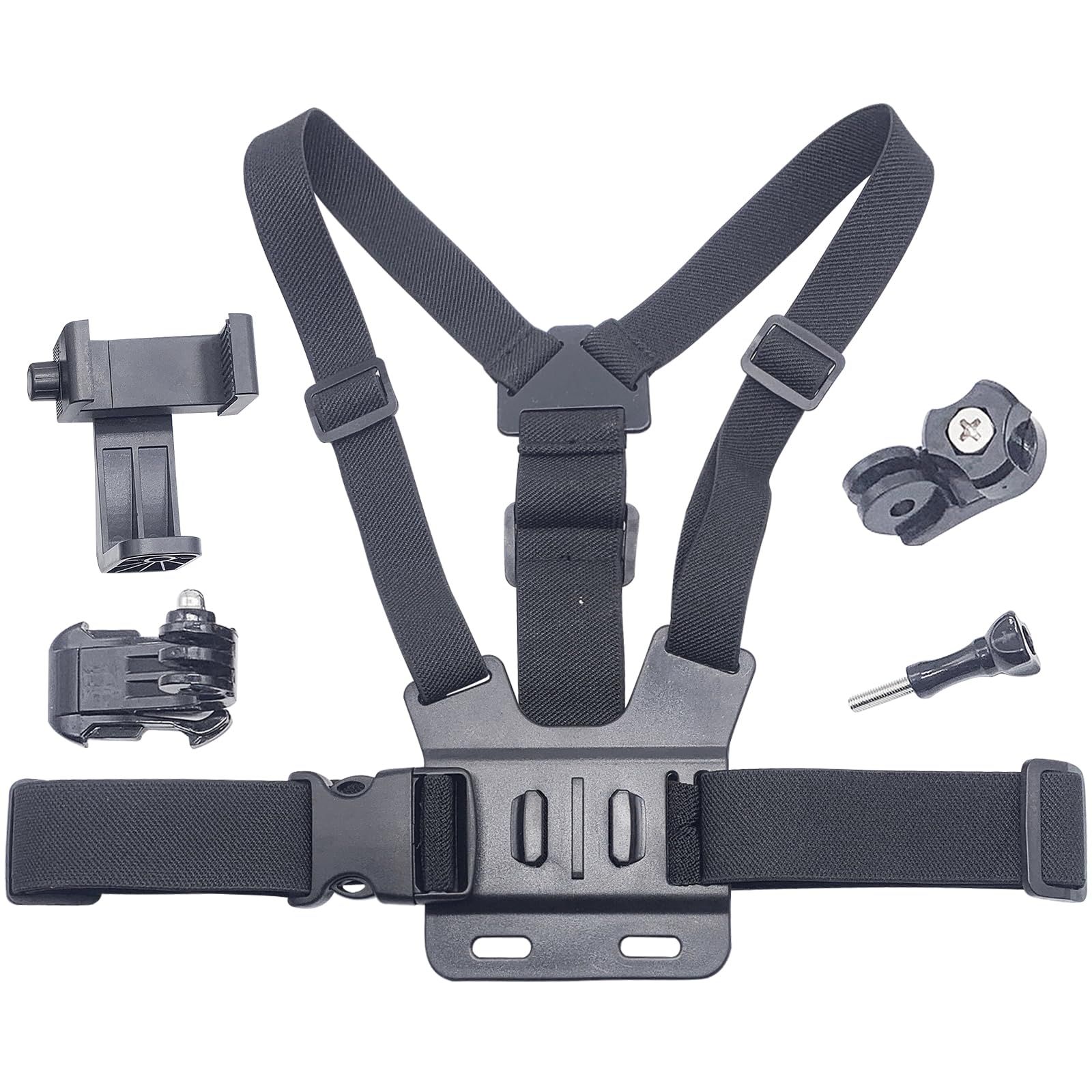 Adjustable Mobile Phone Chest Strap Harness Mount
