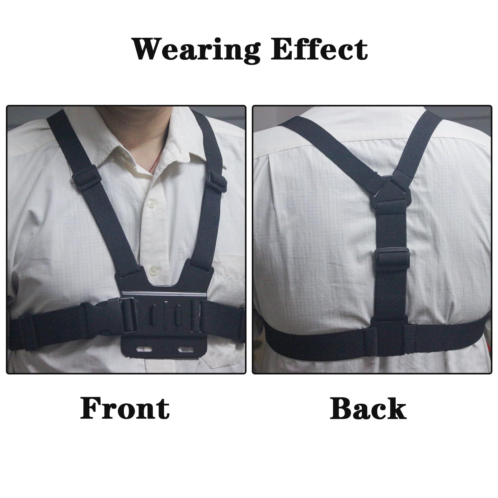 Adjustable Mobile Phone Chest Strap Harness Mount view 4