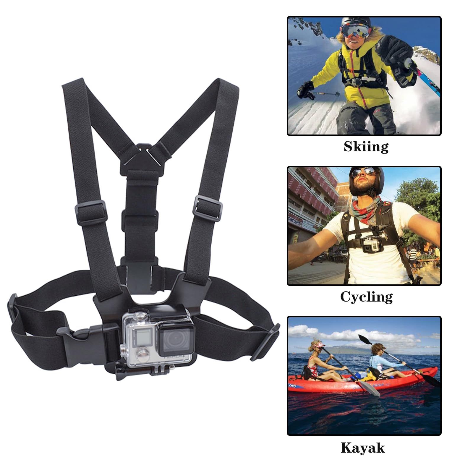 Adjustable Mobile Phone Chest Strap Harness Mount view 5