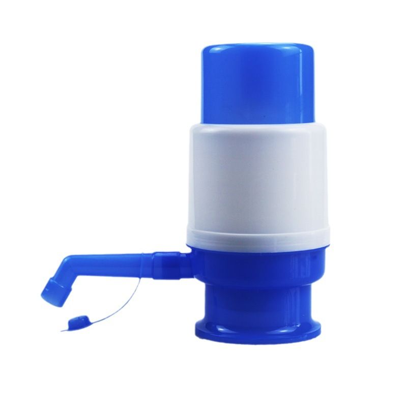 Water Bottles Pump Blue Manual Hand Pressure Drinking Fountain Pressure Press view 5