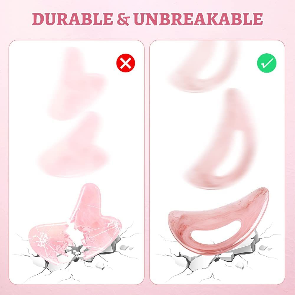 Scienlodic Gua Sha Massage Tool with Handle (Resin) Larger Guasha Scraping view 2