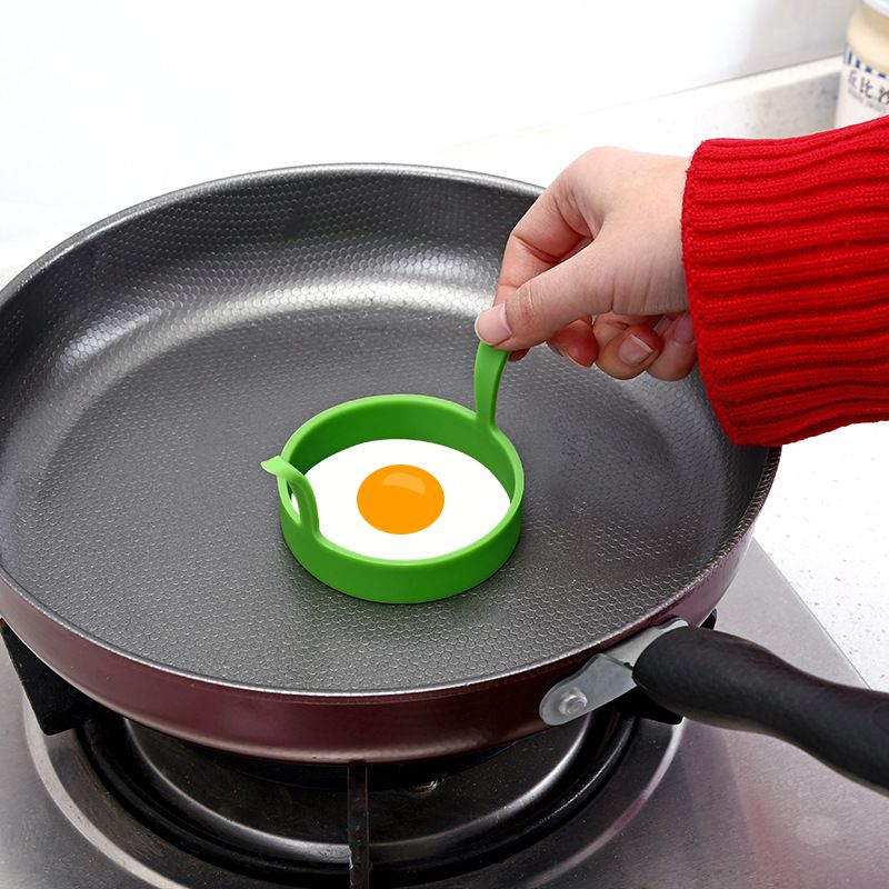 3 pcs Nonstick Food Grade Silicone Egg Maker Pancake Rings Dishwasher Safe