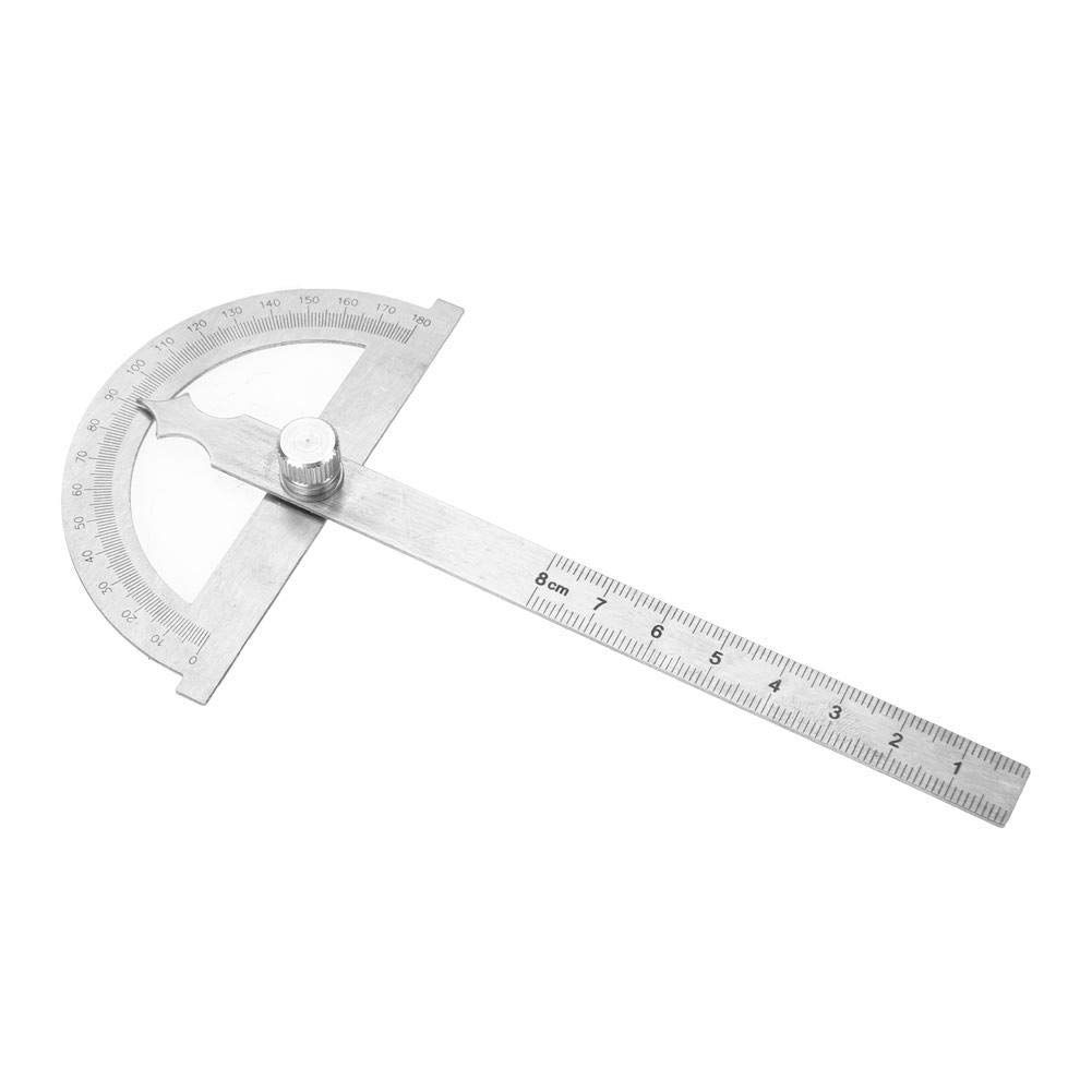 Ruler, Stainless Steel Protractor Goniomete30cm Ruler 180 Degrees Angle Finder view 4
