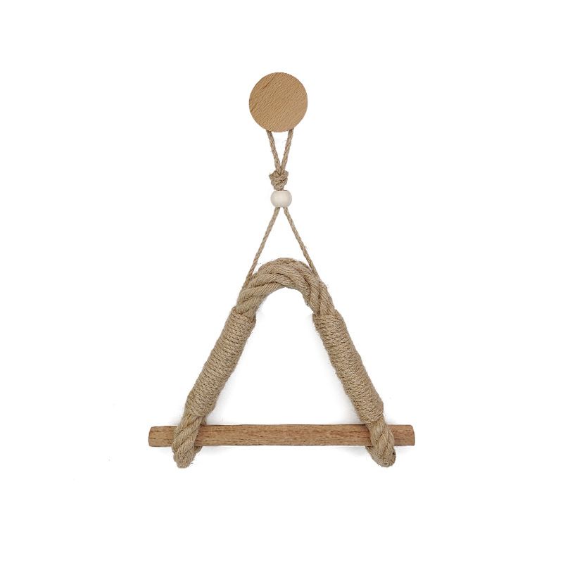 Rope Wood Toilet Paper Holder view 4