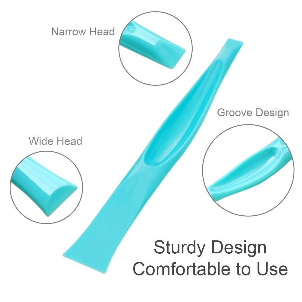 3 PCS Cleaning Scraper Tool Kitchen Plastic Scraper Multipurpose Stiff Grill view 2