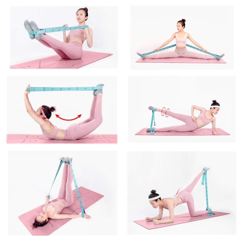 1 PCS Stretching Straps Hamstring Stretcher Device Elastic Exercise Band Yoga view 4