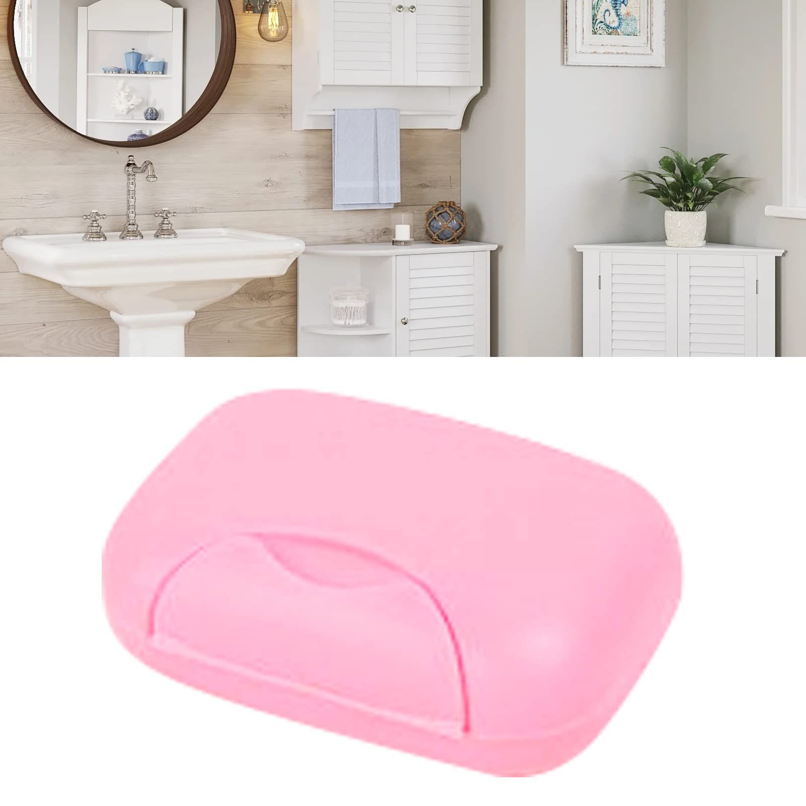 Soap Holder Container, Portable Bar Soap Saver Scrubber Case for Bathroom and view 4