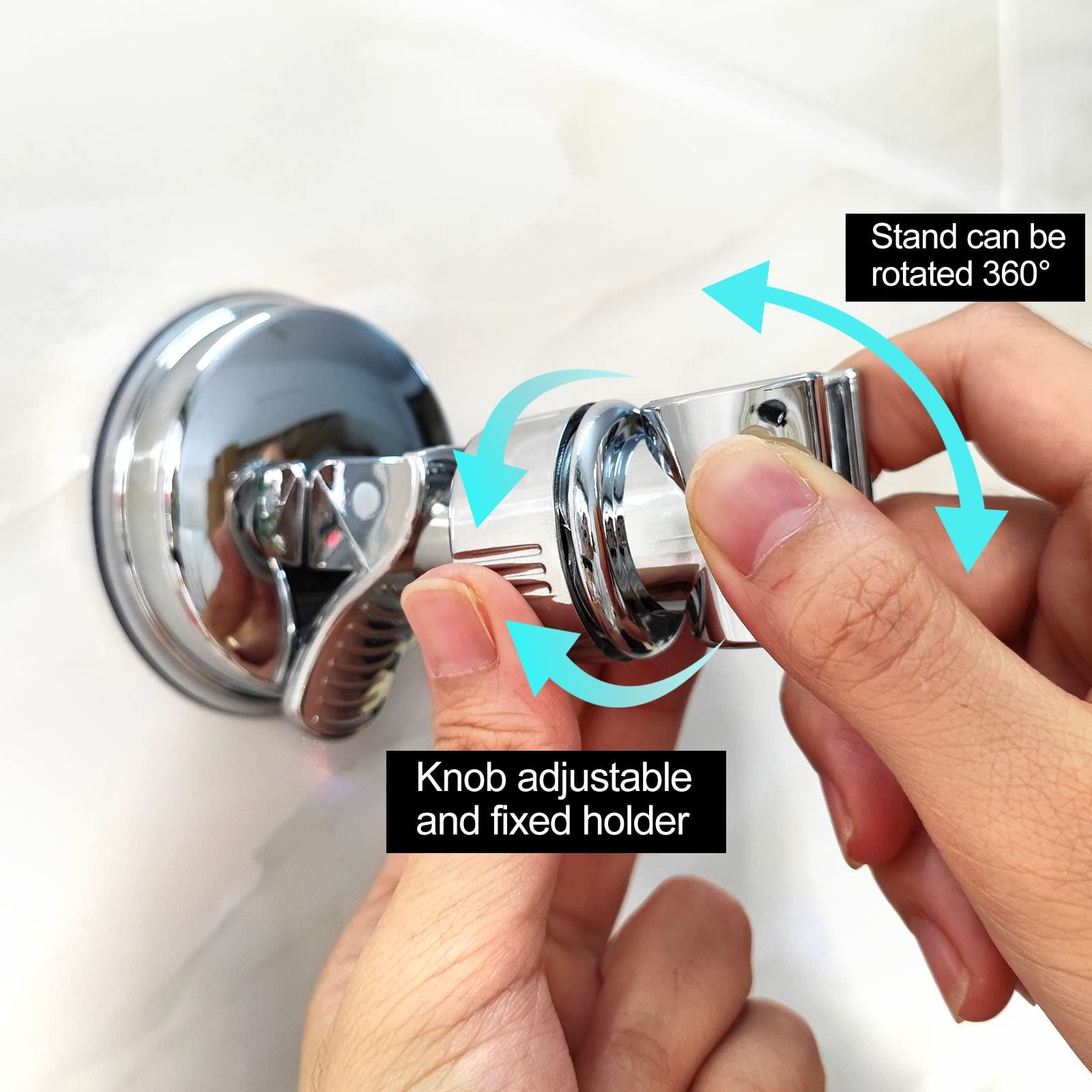 Adjustable Shower Head Holder Removable Suction Cup Shower Head Bracket No view 3
