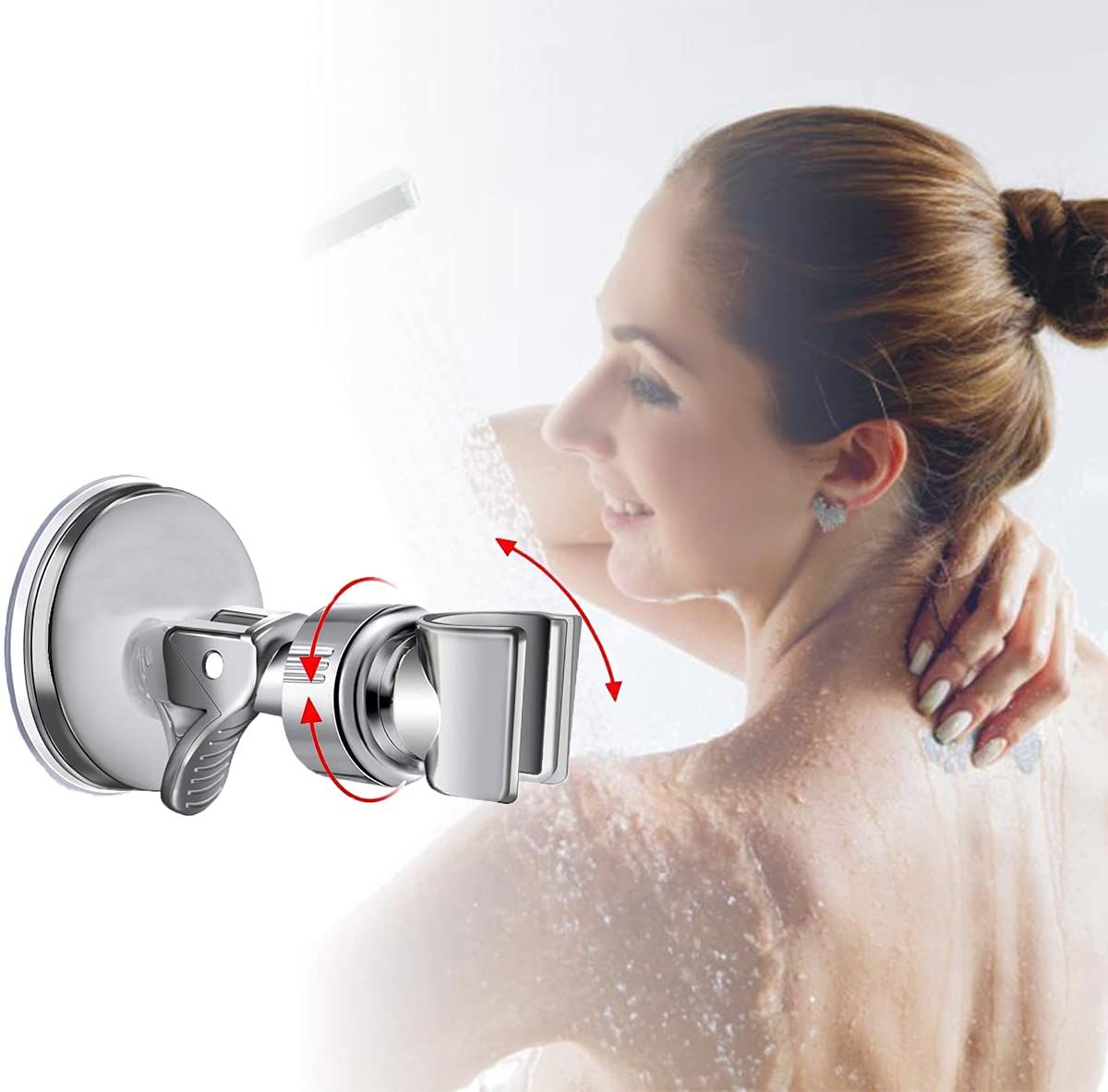 Adjustable Shower Head Holder Removable Suction Cup Shower Head Bracket No view 5