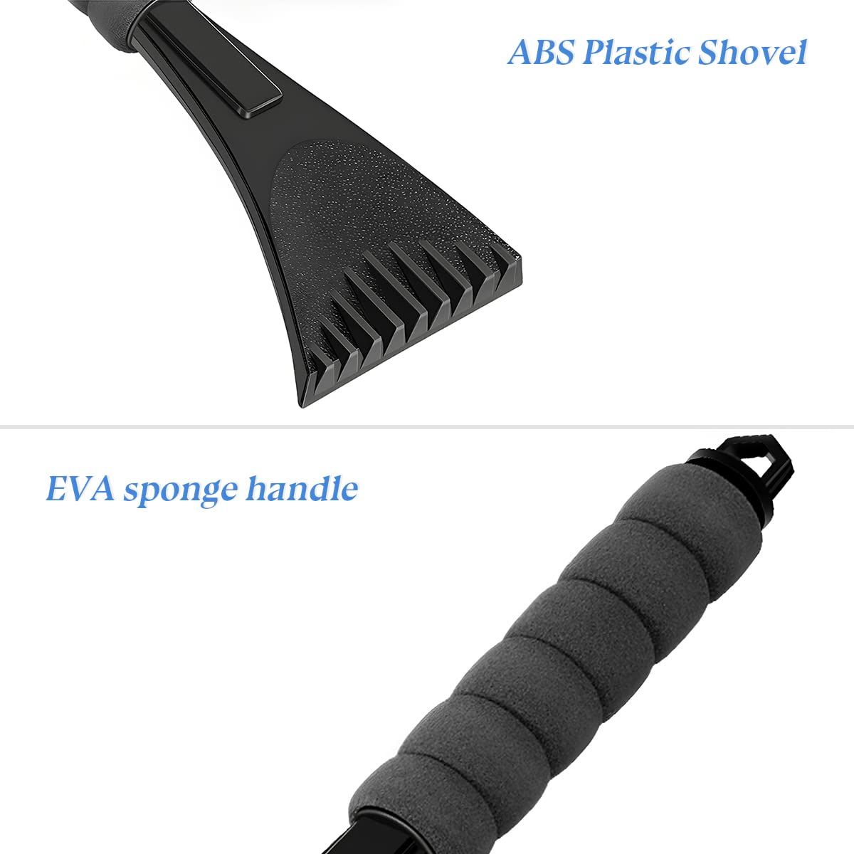 Car Ice Scrapers, Scratch Snow Removal Tool Winter Driving, Effective and view 3