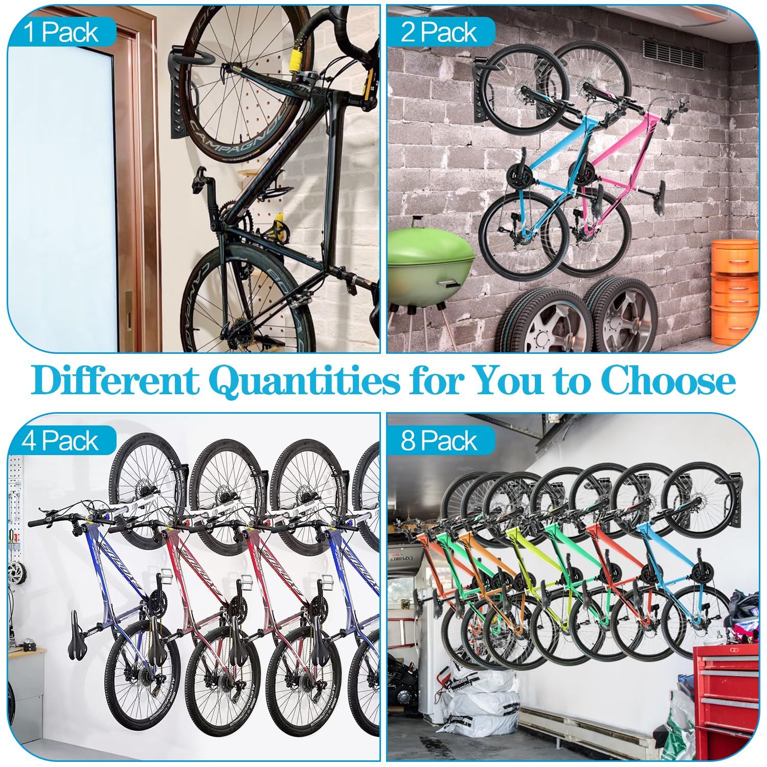 Bike Rack Garage Wall Mount view 2