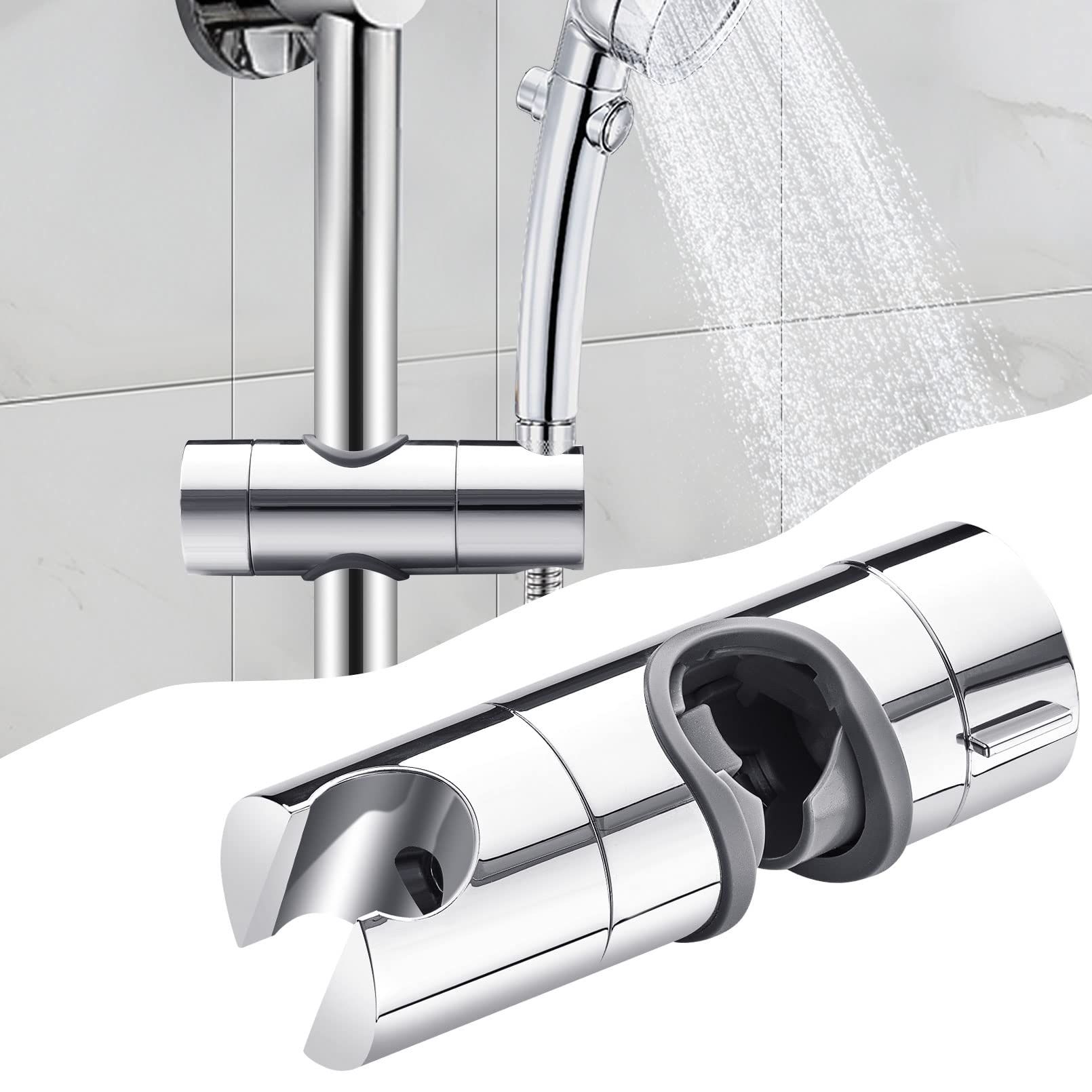 Hand Shower Bracket Holder Universal Adjustable for Bathroom Slide Bar O.D view 4
