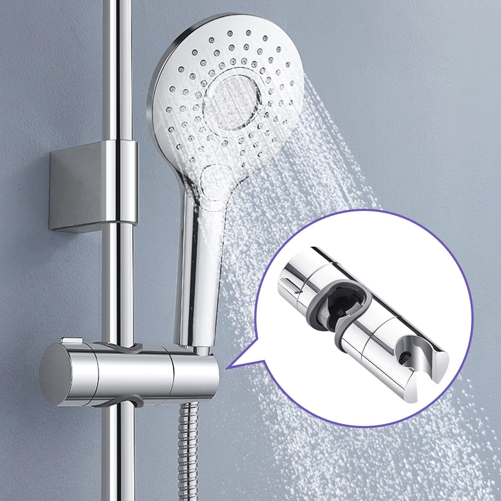 Hand Shower Bracket Holder Universal Adjustable for Bathroom Slide Bar O.D view 5