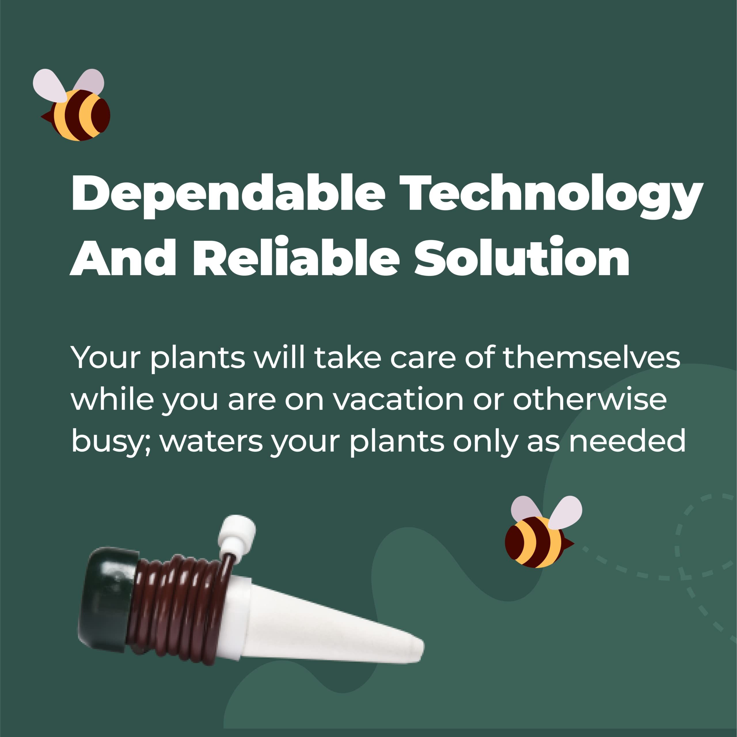 Window Garden Plant Watering Stakes Automatic Drip Irrigation - Indoor or view 3