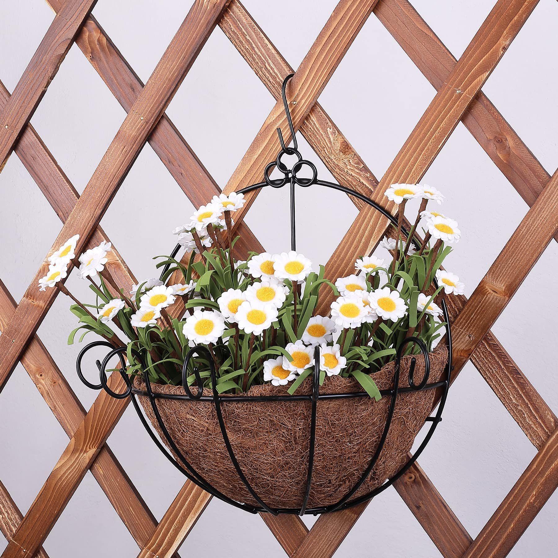 6 PCS Black S Hooks for Hanging Plants view 4