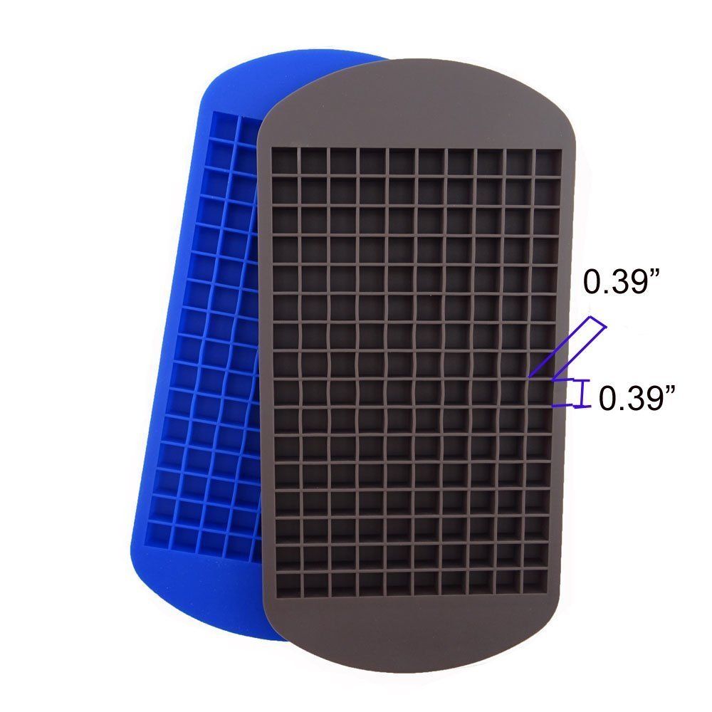 2 Pcs160 Ice Cubes Mold, Easy-Release Silicone Ice Cube Trays, Frozen Cube Bar view 2