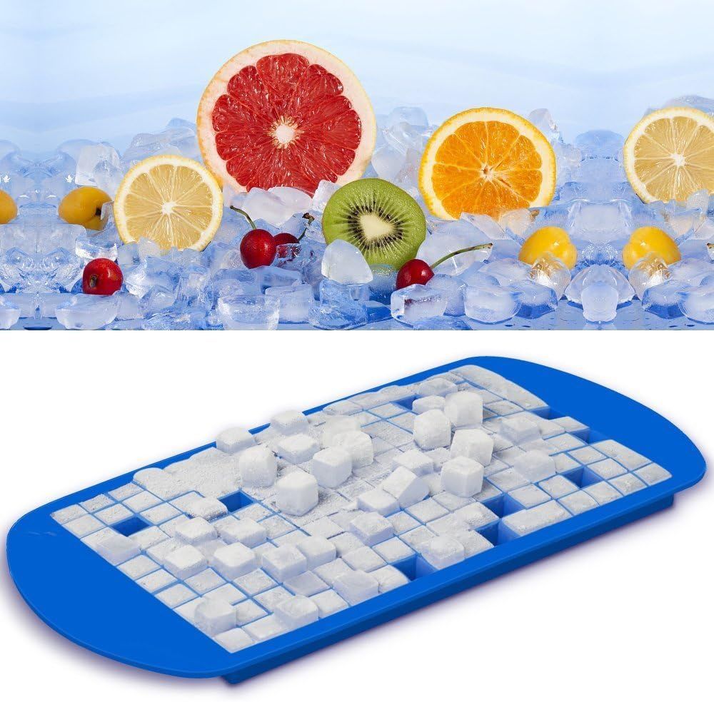 2 Pcs160 Ice Cubes Mold, Easy-Release Silicone Ice Cube Trays, Frozen Cube Bar view 5
