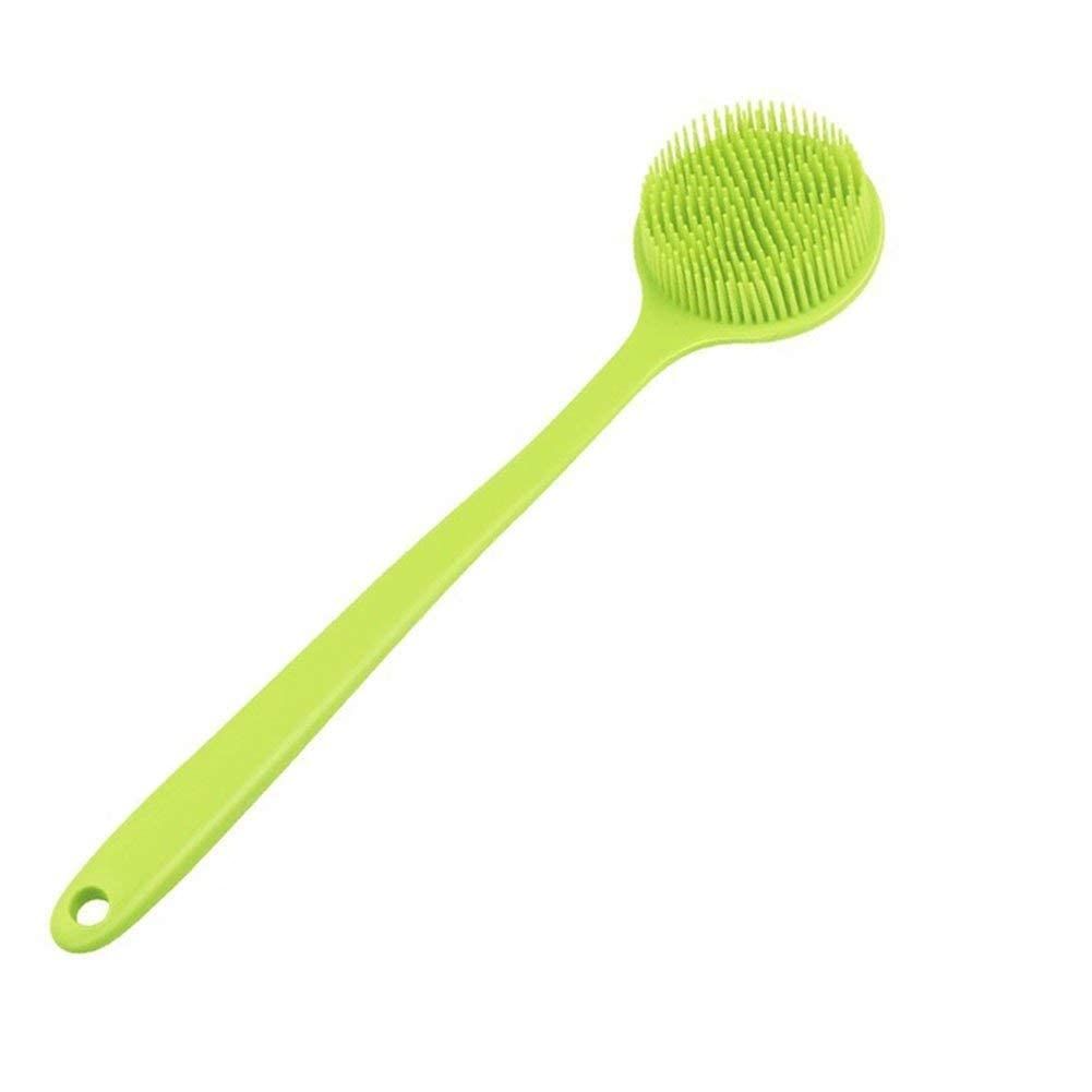 Silicone Body Scrubber, Long Handle Back Scrubber for Shower, Silicone Body
