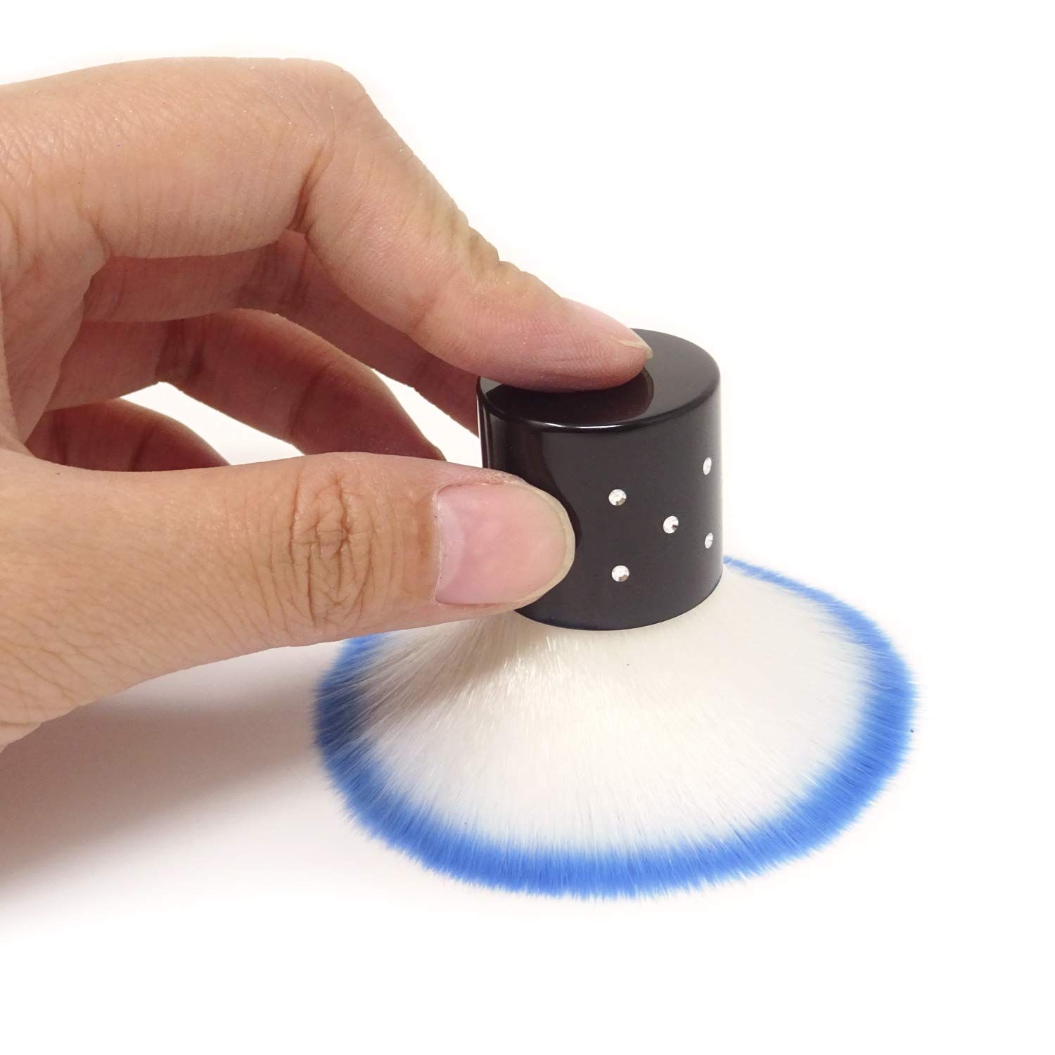 2 PCS Versatile Portable Short Handle Soft Nail Arts Dust Brush Cleaner Makeup view 2