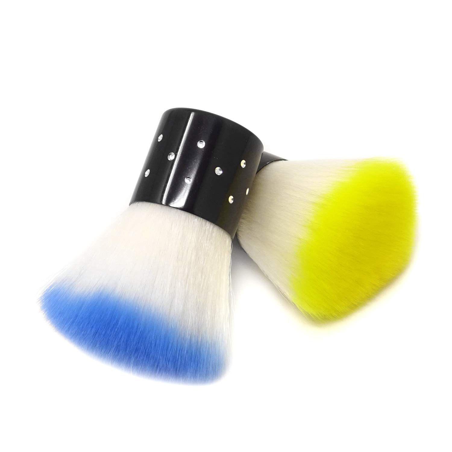 2 PCS Versatile Portable Short Handle Soft Nail Arts Dust Brush Cleaner Makeup view 3