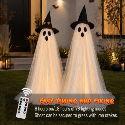 Halloween Ghost Lights for Outdoor Porch view 4