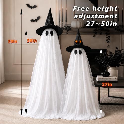 Halloween Ghost Lights for Outdoor Porch view 5