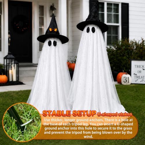 Halloween Ghost Lights for Outdoor Porch view 6
