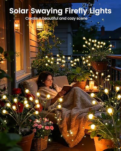 Solar Firefly Garden Lights view 4