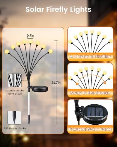 Solar Firefly Garden Lights view 5