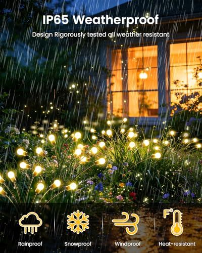Solar Firefly Garden Lights view 6
