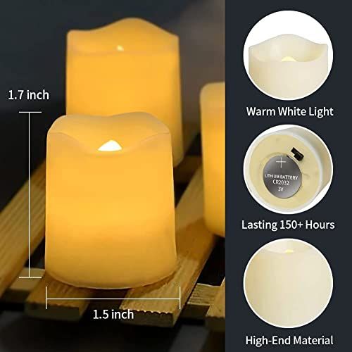 Flickering LED Candles for Wedding view 4