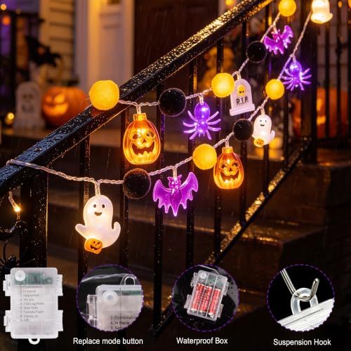 Halloween String Lights for Indoor & Outdoor Party Decorations view 5
