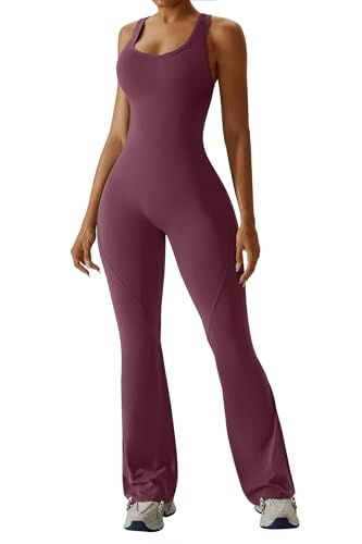 Stylish Backless Flared Jumpsuit for Yoga view 5