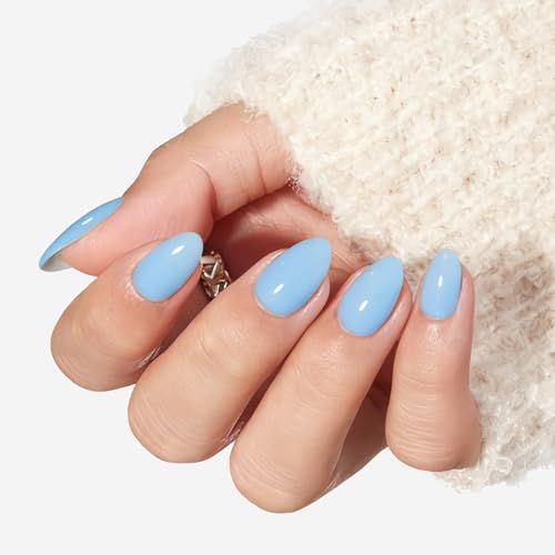 Full Cover Oval Press-On Nails Set: Easy view 2