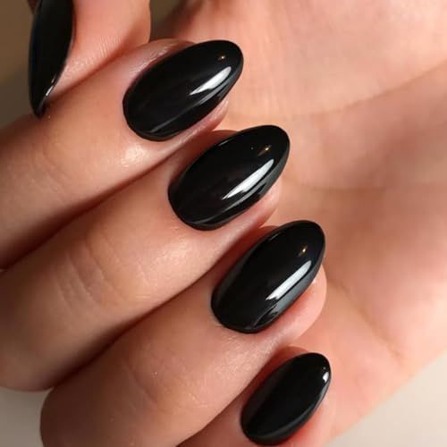 Short Oval Press-On Nails Kit for Easy view 2