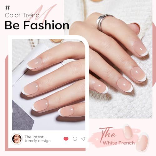 French Manicure Nail Set for Salon & Home DIY Nail Art view 3