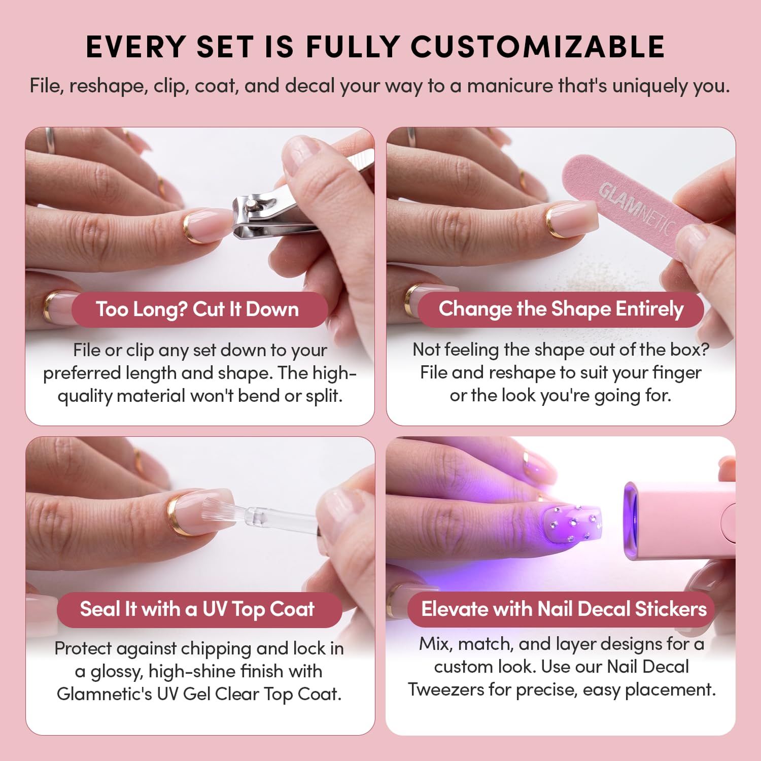 24pcsAt-home Nail Styling Sets for Daily Wear view 5