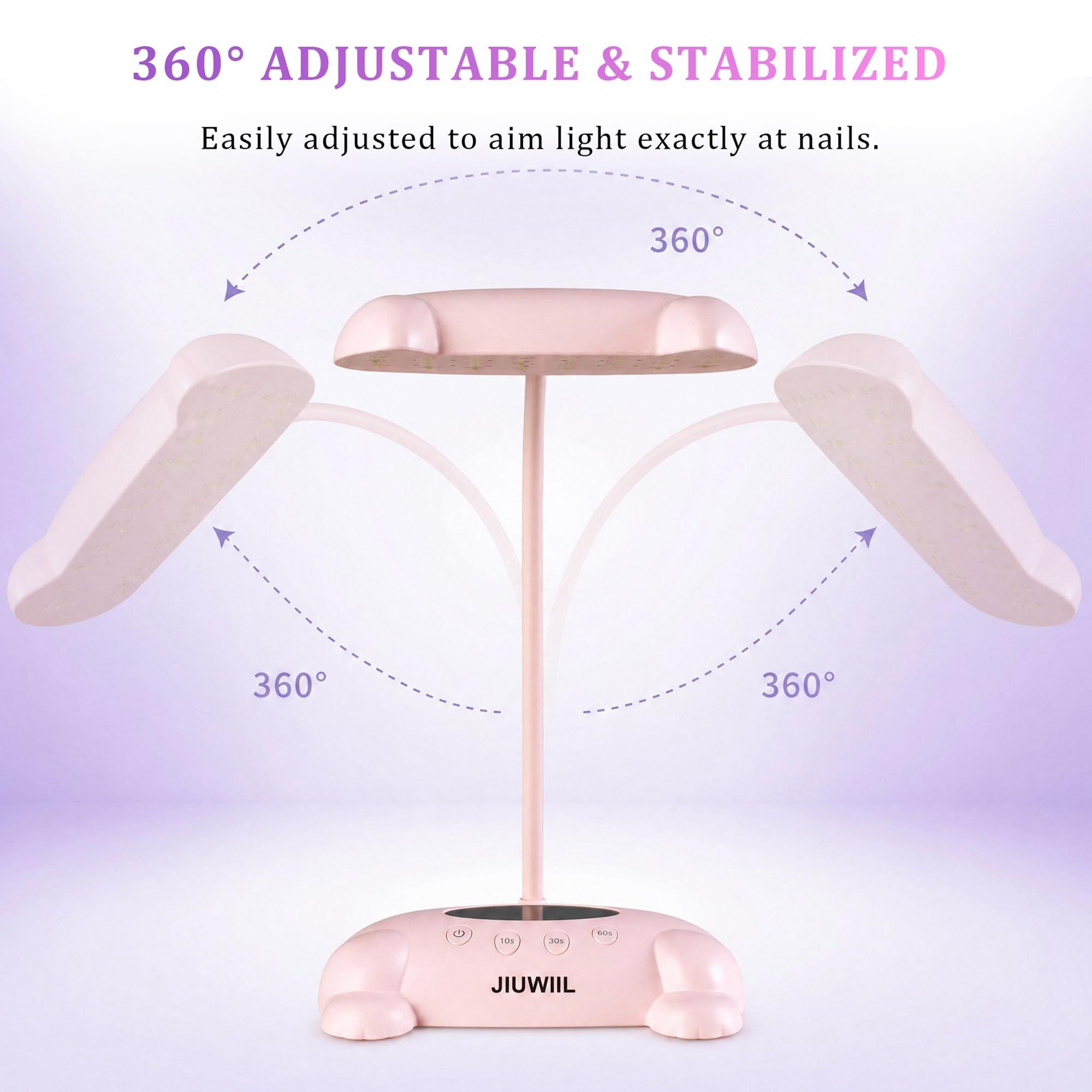 Portable Gel Nail Polish Curing Lamp for Home Salon Manicure and Pedicure Use view 3