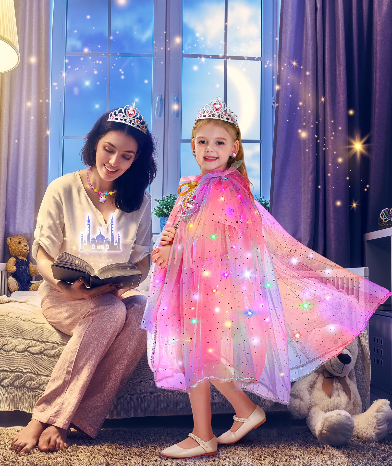 Girls Princess Role Play Set for Birthday Parties view 2