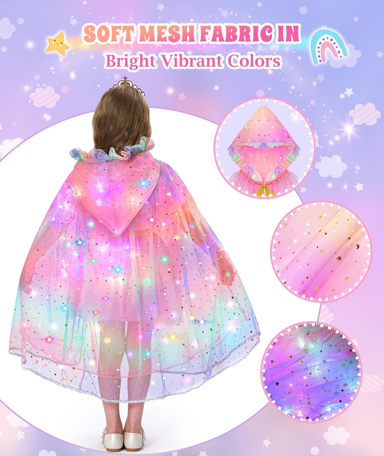 Girls Princess Role Play Set for Birthday Parties view 6