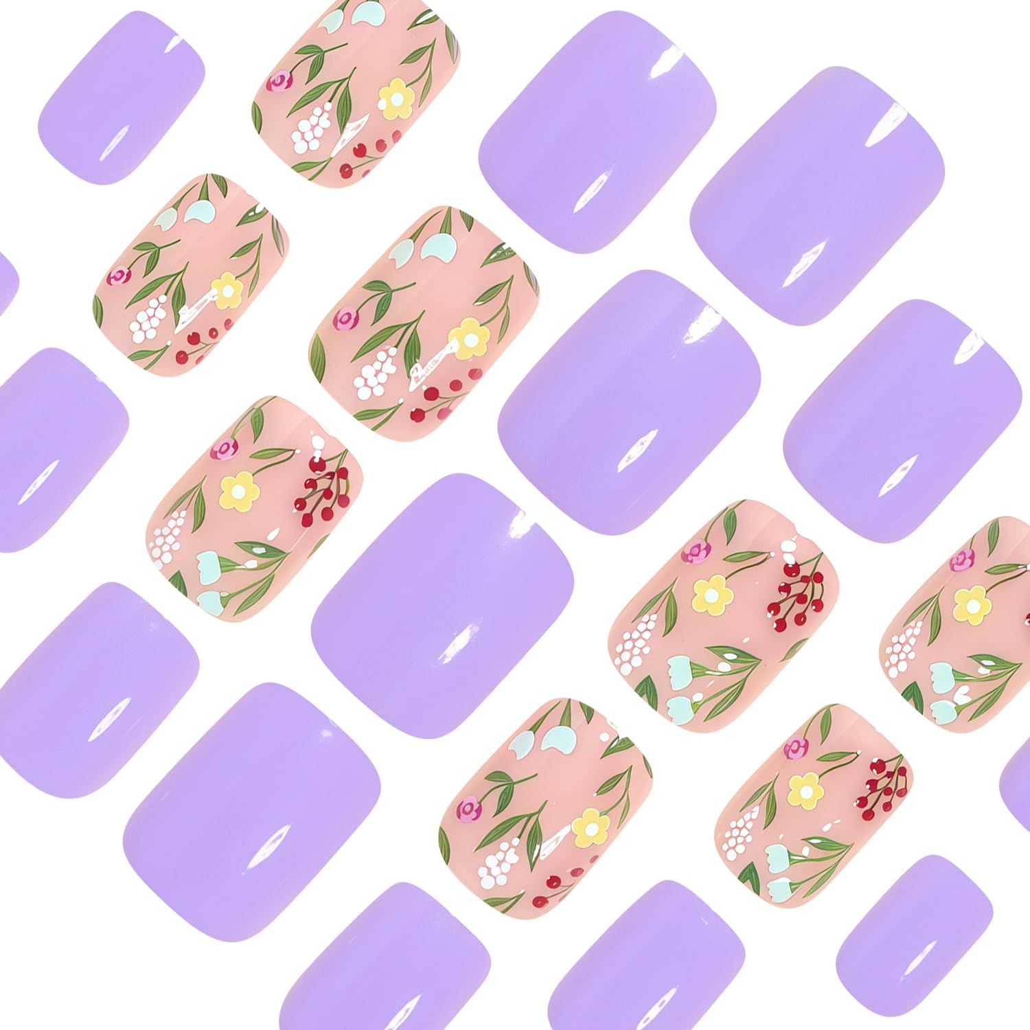 24pcsPress-on Nail Tips for Women view 2