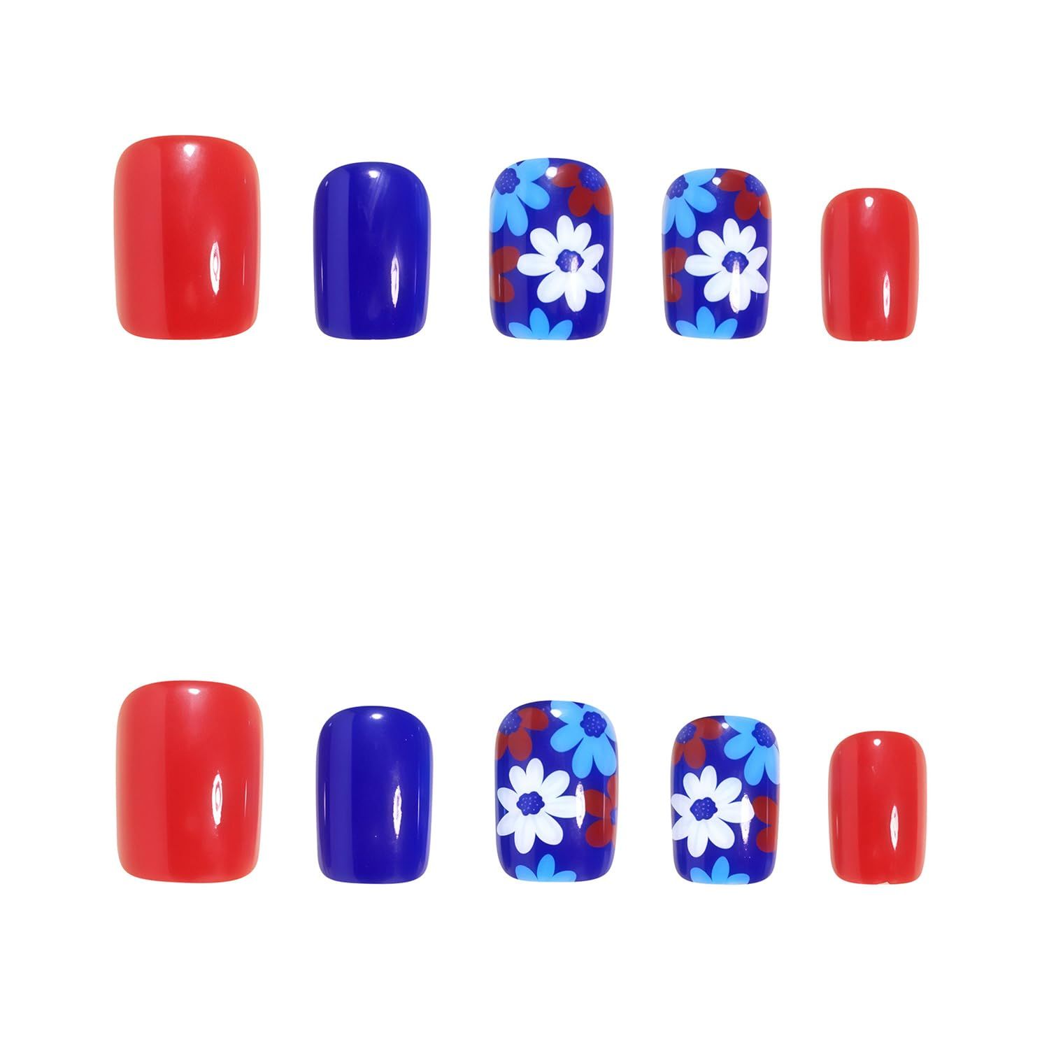 24pcsPress-On Nails Full Set for Nail Art Enthusiasts view 4