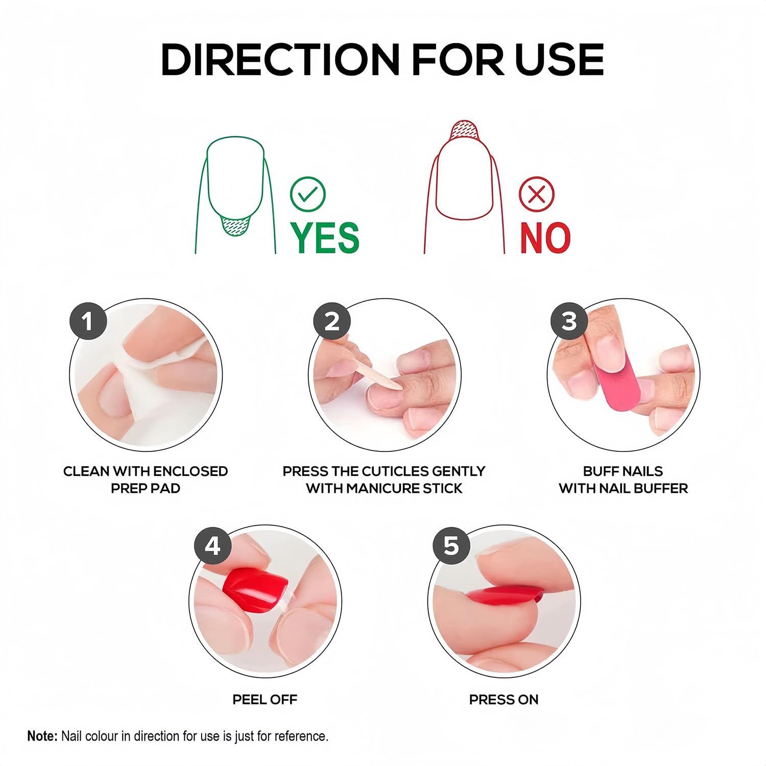 24pcsPress-On Nails Full Set for Nail Art Enthusiasts view 5
