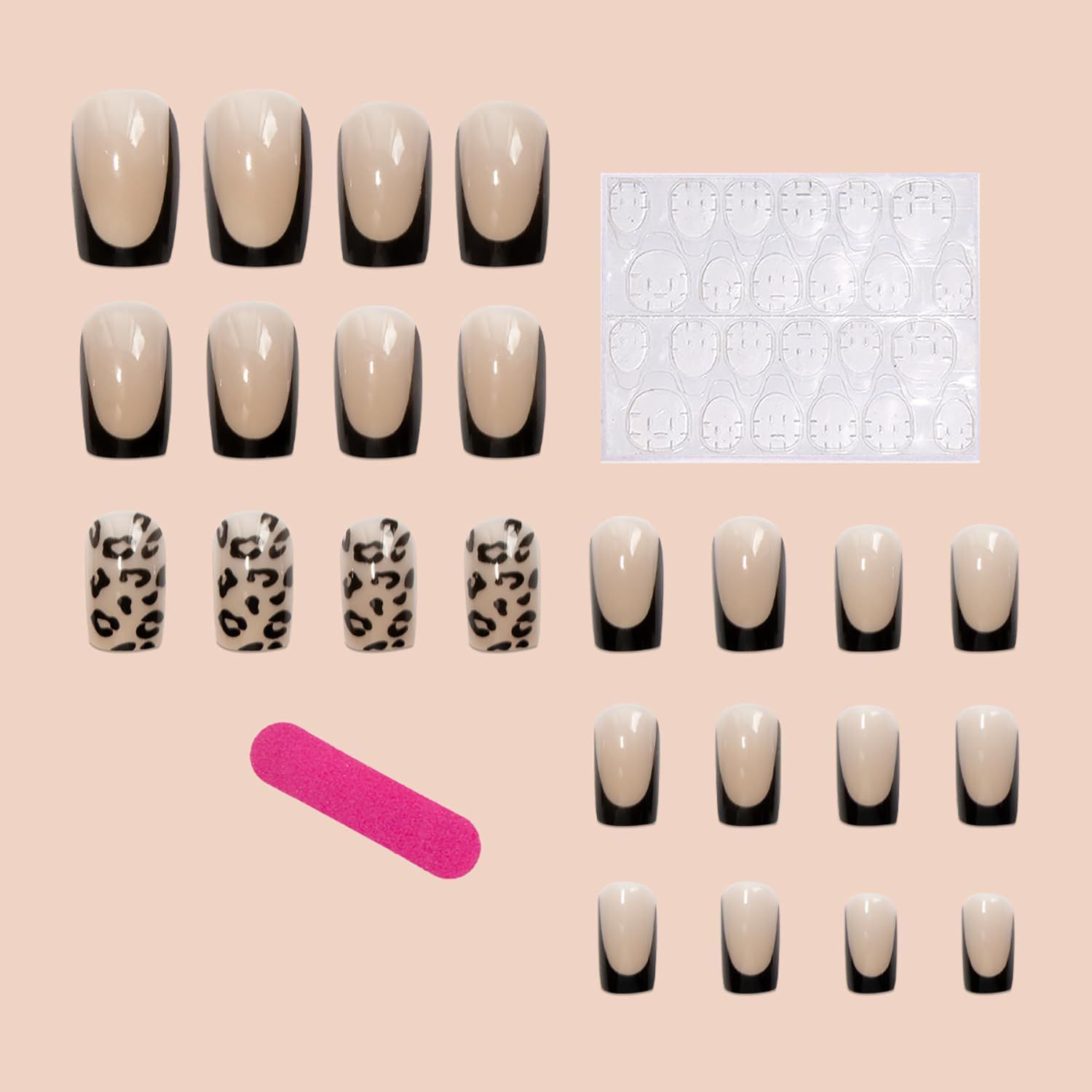 24pcsPress-on Nails for Every Occasion – Easy view 2