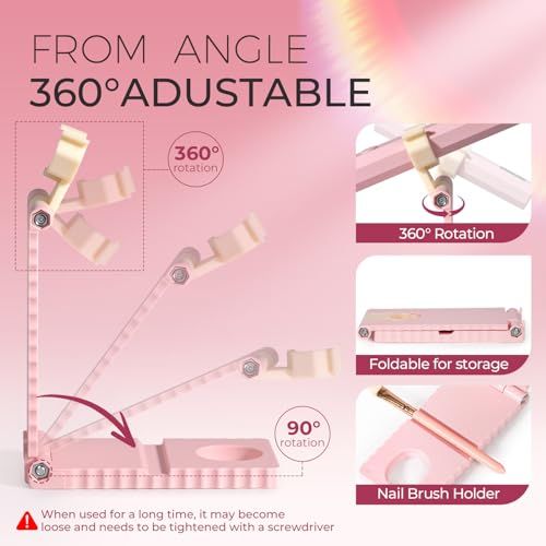 Portable UV Nail Lamp for At-Home Gel Polish Curing view 4