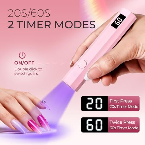 Portable UV Nail Lamp for At-Home Gel Polish Curing view 5