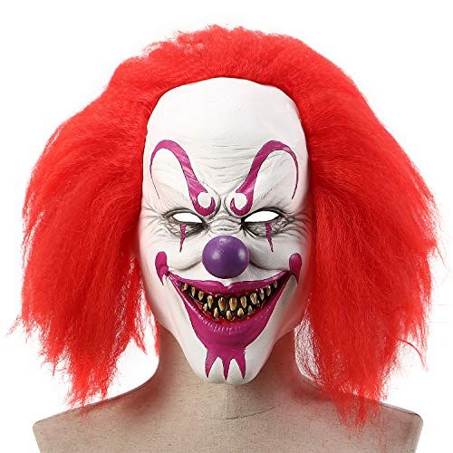 Spooky Evil Clown Mask for Halloween view 2