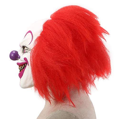 Spooky Evil Clown Mask for Halloween view 4
